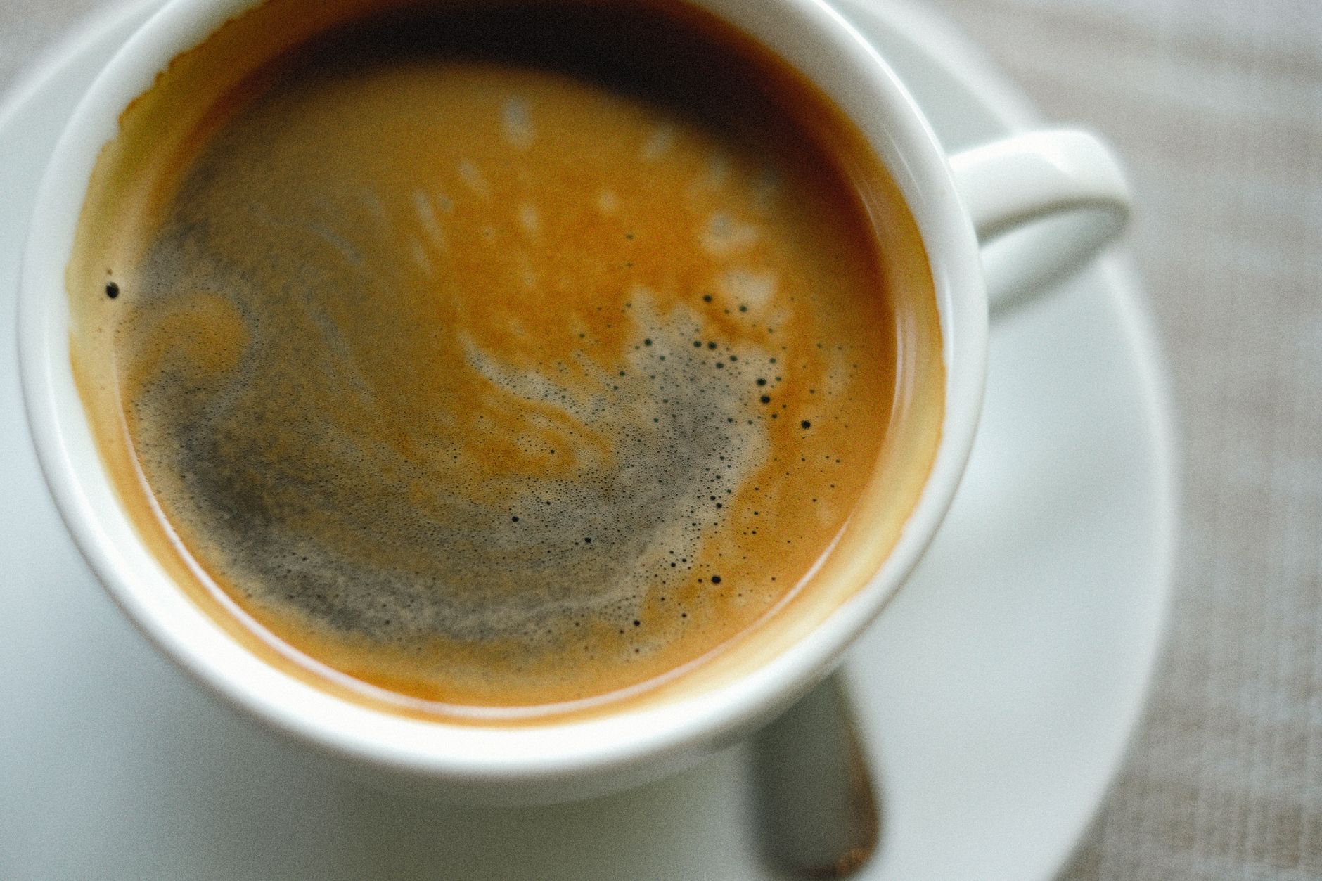 Espresso quente aroma